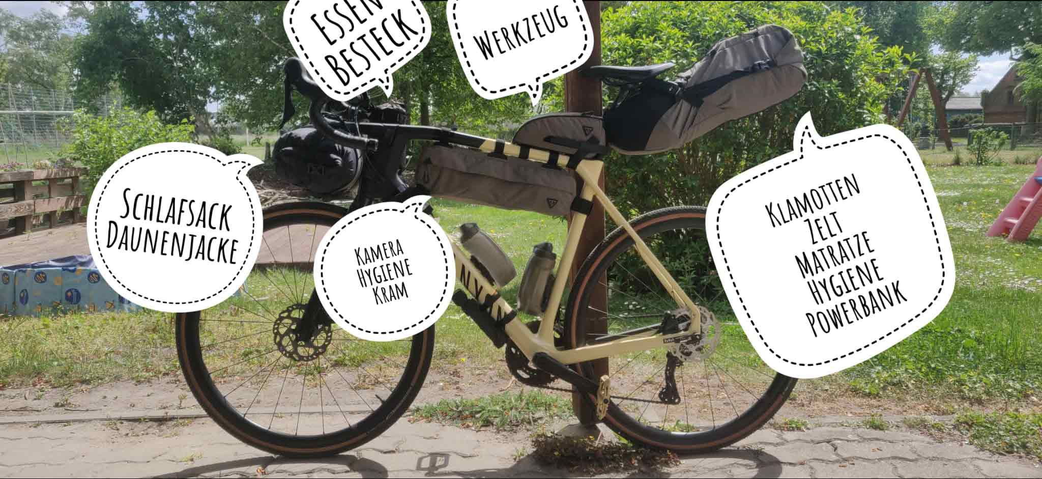 Bikepacking – Ausrüstung, FAQ, Packliste